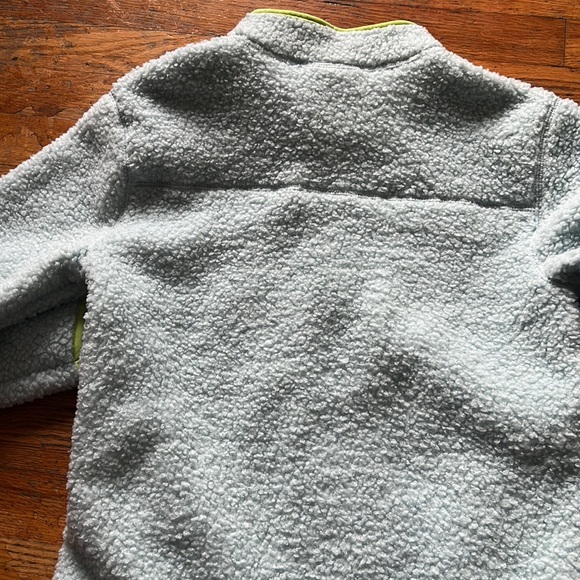 Cat and Jack Girls XL Blue Sherpa Zip Jacket NWT - Picture 6 of 6